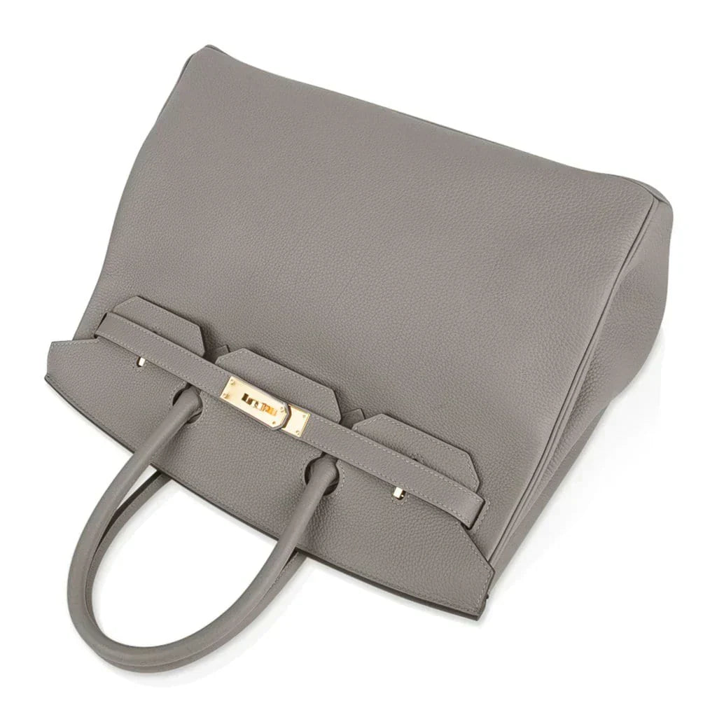 Birkin 35 Bag Gris Asphalte Togo Gold Hardware