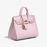 Load image into Gallery viewer, Pale Rose Pink Structured Tote | Romantic Pastel Statement Handbag