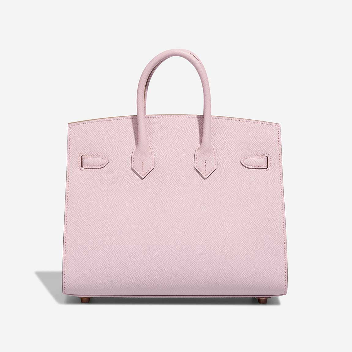 Pale Rose Pink Structured Tote | Romantic Pastel Statement Handbag