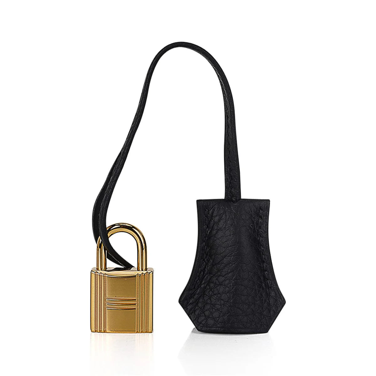 Black Togo Leather with Gold Hardware