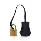 Load image into Gallery viewer, Black Togo Leather with Gold Hardware