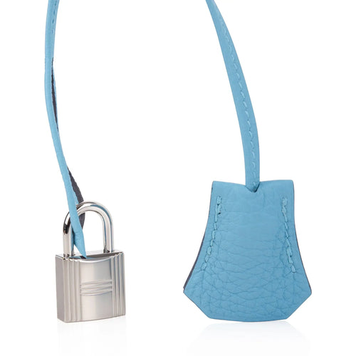 Birkin 30 Bag Blue du Nord Togo Leather Palladium Hardware