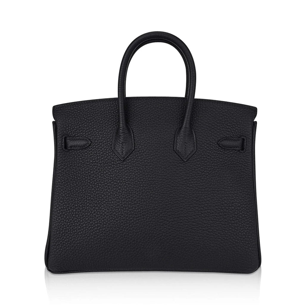 Black Togo Leather with Gold Hardware