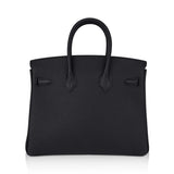 Load image into Gallery viewer, Black Togo Leather with Gold Hardware