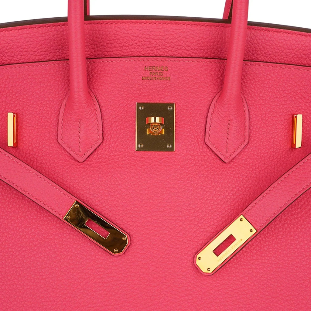Birkin 35 Bag Rose Lipstick Pink Togo Gold Hardware