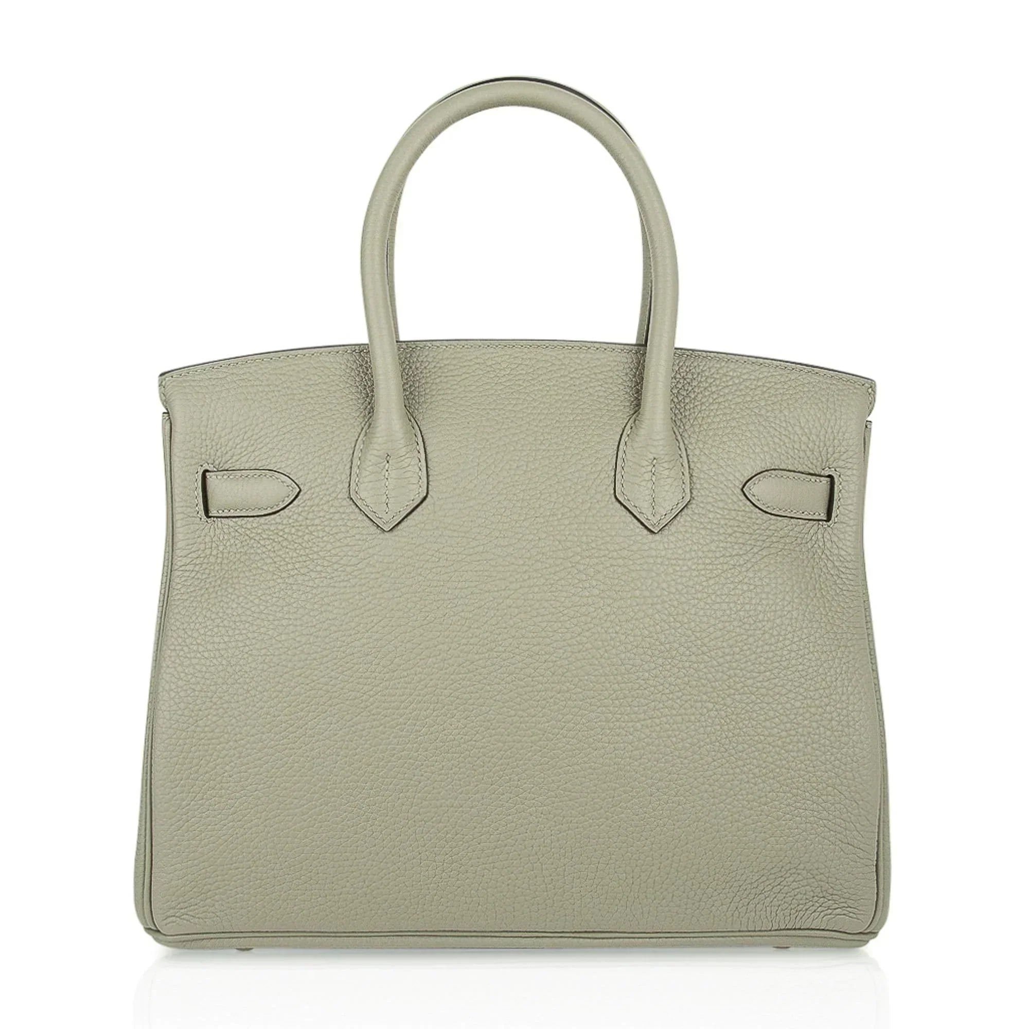 Birkin 30 Bag Sage (Sauge) Clemence Leather Gold Hardware