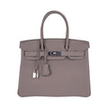 Birkin 30 Bag Gris Asphalte Togo Leather with Palladium Hardware