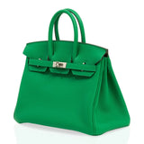 Load image into Gallery viewer, Bamboo Green  &amp; Caramel Togo Leather With Palladium Hardware